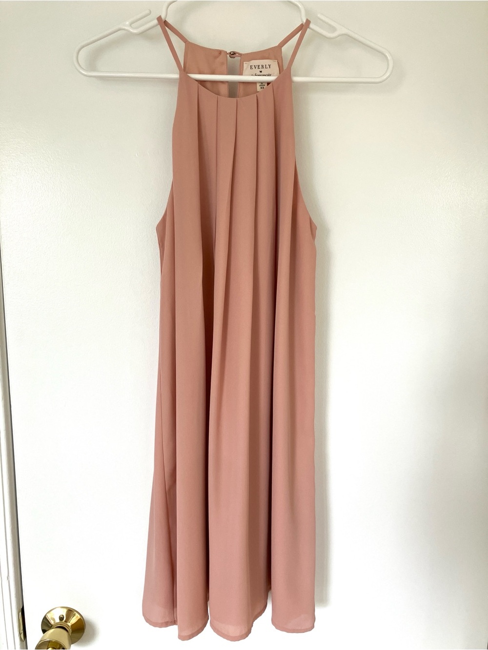 Everly Dusty Rose Halter Dress